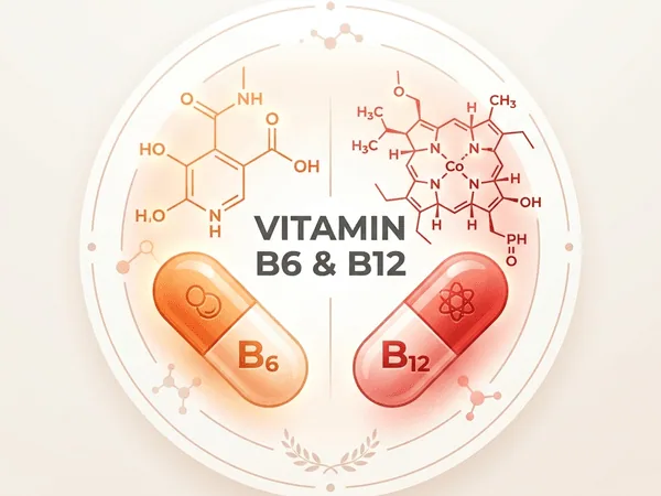 Vitaminas B6, B9, B12 — ingrediente natural