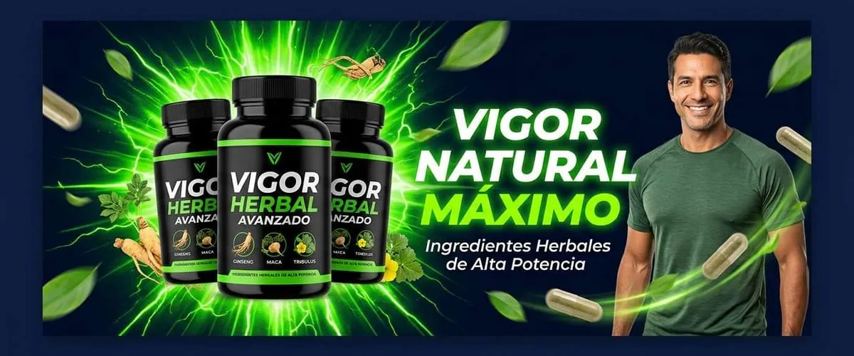 Hombre activo y saludable — guía de suplementos naturales LATAM