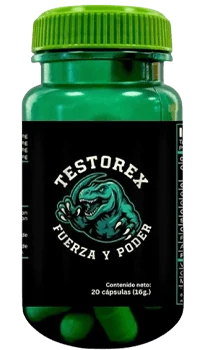 Testorex — envase de 20 cápsulas naturales para hombres